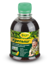 УДОБРЕНИЕ КРЕПЫШ  д/рассады органо-минеральное 0,25л. Фаско