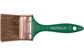 КИСТЬ ПЛОСКАЯ 40мм MASTER COLOR 30-0232 ЗЕЛЕНАЯ