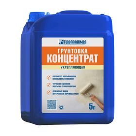 ГРУНТОВКА  ГИПСОПОЛИМЕР УКРЕПЛЯЮЩАЯ (КОНЦ-Т) 5Л