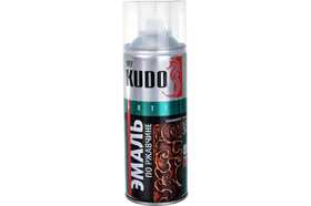 АЭРОЗОЛЬ KUDO ЭМАЛЬ МОЛОТКОВАЯ БРОНЗА ПО РЖАВЧИНЕ  3006