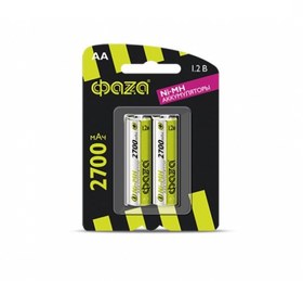 БАТАРЕЙКА АККУМУЛЯТОРНАЯ  2шт ФАЗА LR6 2400mAh