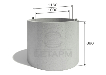 КОЛЬЦО СТЕНОВОЕ КС-10,9 (1шт-600кг)