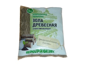 ЗОЛА гранулированная ДРЕВЕСНАЯ 1КГ.  ПАБ