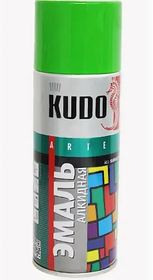 АЭРОЗОЛЬ KUDO ЭМАЛЬ САЛАТОВАЯ  520мл.