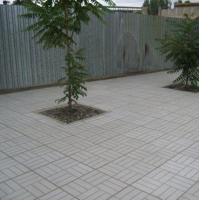 ТРОТУАРНАЯ ПЛИТКА "12 КИРПИЧЕЙ"  СЕРАЯ 500*500*50 (1под.-50шт) АПРЕЛЬ